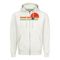 Oatmeal Heather Banjo Bluegrass Music Traditional Musician vintage retro Zipper Hoodie - artisFamous