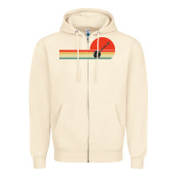 Sandshell Banjo Bluegrass Music Traditional Musician vintage retro Zipper Hoodie - artisFamous