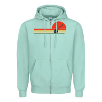 Seafoam Banjo Bluegrass Music Traditional Musician vintage retro Zipper Hoodie - artisFamous