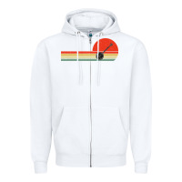 White Banjo Bluegrass Music Traditional Musician vintage retro Zipper Hoodie - artisFamous