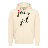 Sandshell new jersey girl on the shore Zipper Hoodie - artisFamous