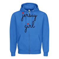 True Royal new jersey girl on the shore Zipper Hoodie - artisFamous