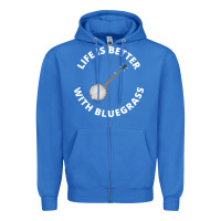 True Royal Banjo Bluegrass Music Traditional Musician Funny Gift Zipper Hoodie - artisFamous