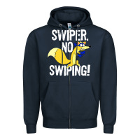 Navy swiper no swiping Zipper Hoodie - artisFamous