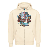 Sandshell Splash Mountain Zipper Hoodie - artisFamous