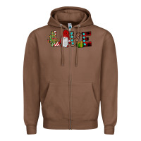 Chestnut love gnome Zipper Hoodie - JahusDesignShop