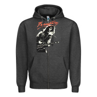 Charcoal Heather Peter Frampton Zipper Hoodie - artisFamous