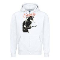 White Peter Frampton Zipper Hoodie - artisFamous