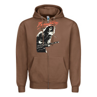 Chestnut Peter Frampton Zipper Hoodie - artisFamous
