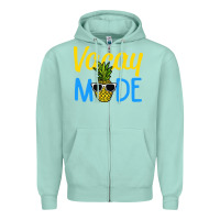 Seafoam vacay mode shirt pineapple Zipper Hoodie - artisFamous