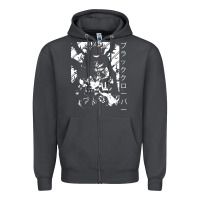 Smoke vintage japanese anime Zipper Hoodie - artisFamous