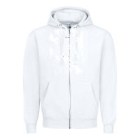 White vintage japanese anime Zipper Hoodie - artisFamous