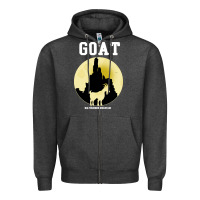Charcoal Heather big thunder mountain goat Zipper Hoodie - artisFamous