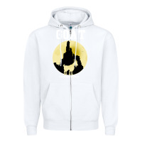White big thunder mountain goat Zipper Hoodie - artisFamous