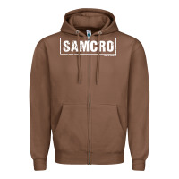 Chestnut samcro Zipper Hoodie - artisFamous
