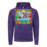 Cloud Purple Love Christmas gnome Vintage Hoodie - CowhideDigitalArt