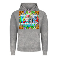 Cloud Rock Love Christmas gnome Vintage Hoodie - CowhideDigitalArt