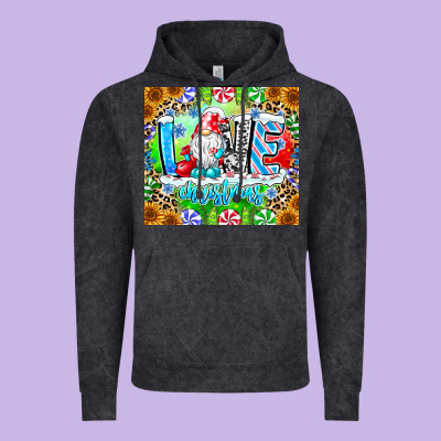 Love Christmas Gnome Vintage Hoodie Designed By Cowhidedigitalart