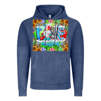 Vintage Denim Love Christmas gnome Vintage Hoodie - CowhideDigitalArt