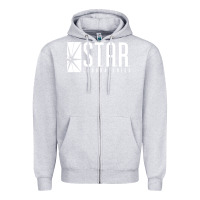 Heather Grey the flash tv series start Zipper Hoodie - artisFamous