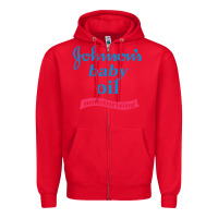 Red johnson's baby oil Zipper Hoodie - artisFamous