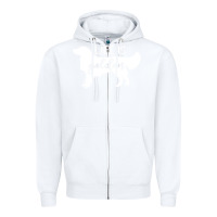 White golden retriever - life is golden white Zipper Hoodie - artisFamous