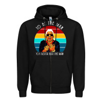 Black ric flair to be the man Zipper Hoodie - artisFamous
