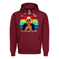 Burgundy ric flair to be the man Zipper Hoodie - artisFamous