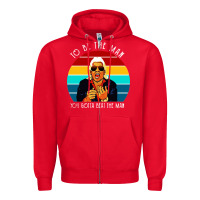 Red ric flair to be the man Zipper Hoodie - artisFamous