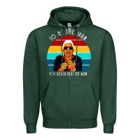 Sports Green ric flair to be the man Zipper Hoodie - artisFamous