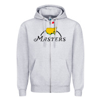 Heather Grey the masters Zipper Hoodie - artisFamous