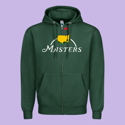 The Masters Zipper Hoodie Designed By Artisfamous