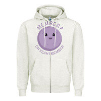 Oatmeal Heather member berries Zipper Hoodie - artisFamous