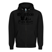 Black mordor fun run Zipper Hoodie - artisFamous