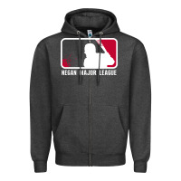 Charcoal Heather negan major league Zipper Hoodie - artisFamous