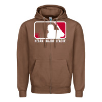 Chestnut negan major league Zipper Hoodie - artisFamous