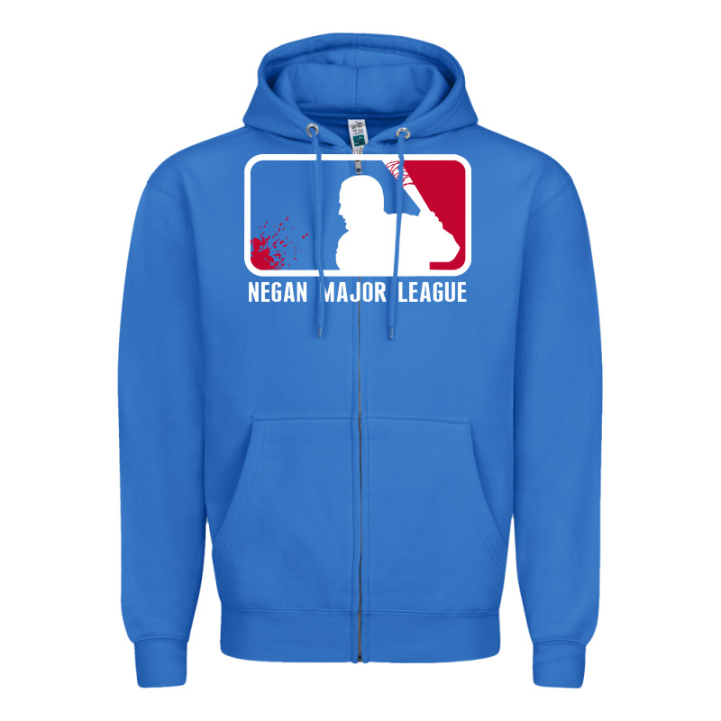 Negan Major League Zipper Hoodie by artisFamous | Teevron