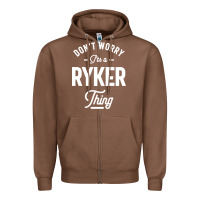 Chestnut Ryker Personalized Name Birthday Gift Zipper Hoodie - artisFamous