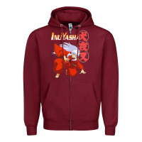 Burgundy vintage animejapanese cartoon Zipper Hoodie - artisFamous