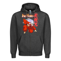 Charcoal Heather vintage animejapanese cartoon Zipper Hoodie - artisFamous