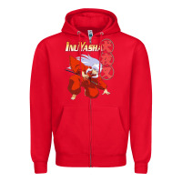 Red vintage animejapanese cartoon Zipper Hoodie - artisFamous