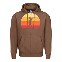 Vintage Retro Golf | Golfers Zipper Hoodie | Teevron
