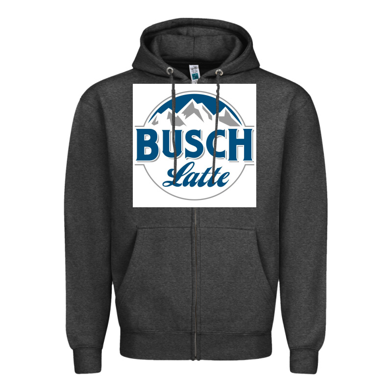 Latte Classic Busch Zipper Hoodie by artisFamous | Teevron