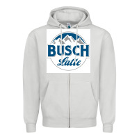 Dove Grey latte classic busch Zipper Hoodie - artisFamous