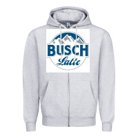 Heather Grey latte classic busch Zipper Hoodie - artisFamous