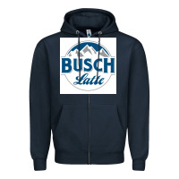 Navy latte classic busch Zipper Hoodie - artisFamous