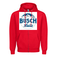 Red latte classic busch Zipper Hoodie - artisFamous