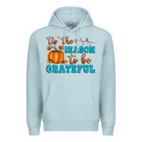 Blue Mist Tis' the Season To Be Grateful Premium Hoodie - Artiststas