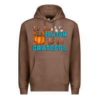 Chestnut Tis' the Season To Be Grateful Premium Hoodie - Artiststas