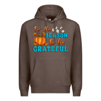 Coffee Tis' the Season To Be Grateful Premium Hoodie - Artiststas